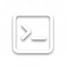 An icon resembling a terminal input